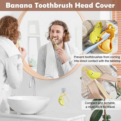 2 in 1 Cute Banana Hiking Camping Brush Cup